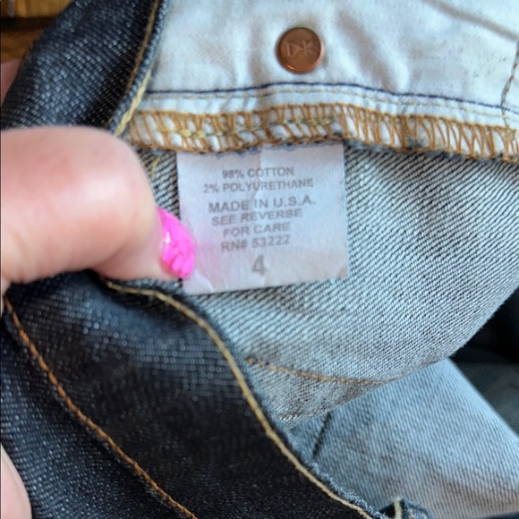NWOT David Kahn Blue Boot Cut Jeans Classic Style - Picture 5 of 6